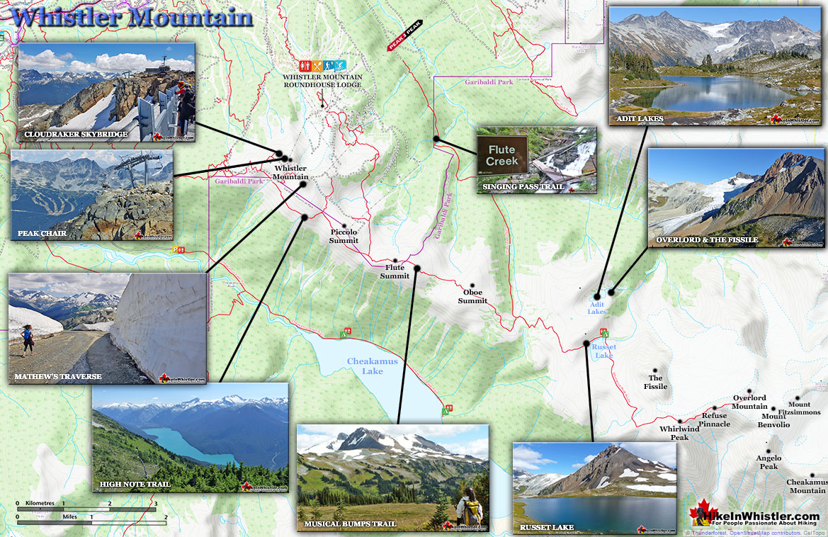 Whistler Mountain Map v20