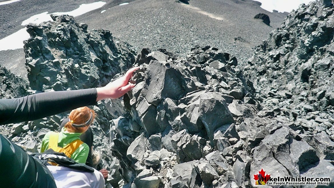 Descending Black Tusk's Chute