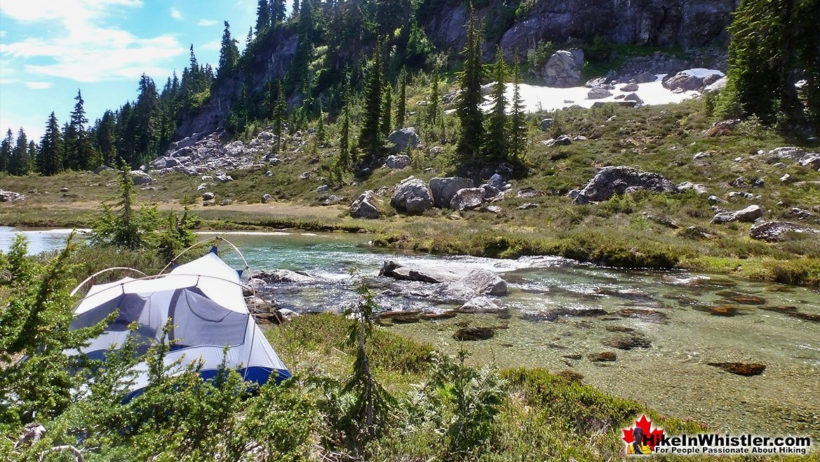 Brandywine Meadows hiking and camping near Whistler, BC