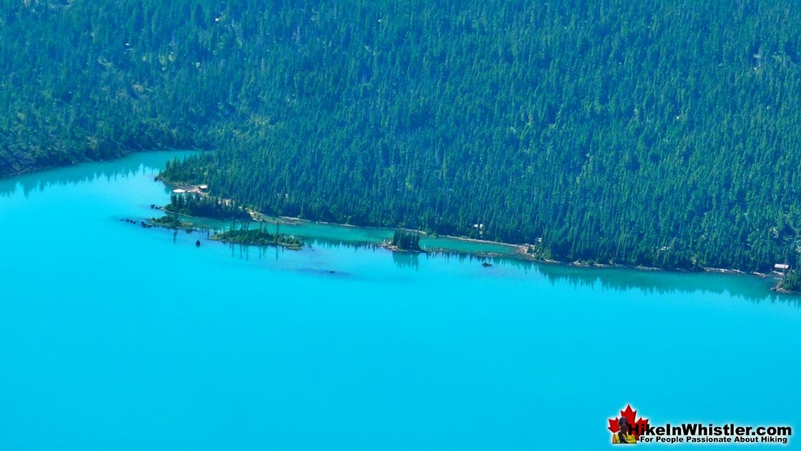 Garibaldi Lake Campsite from Panorama Ridge