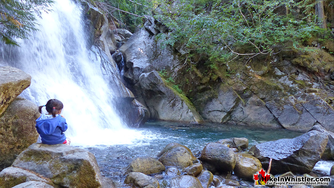 Beautiful Rainbow Falls in Whistler